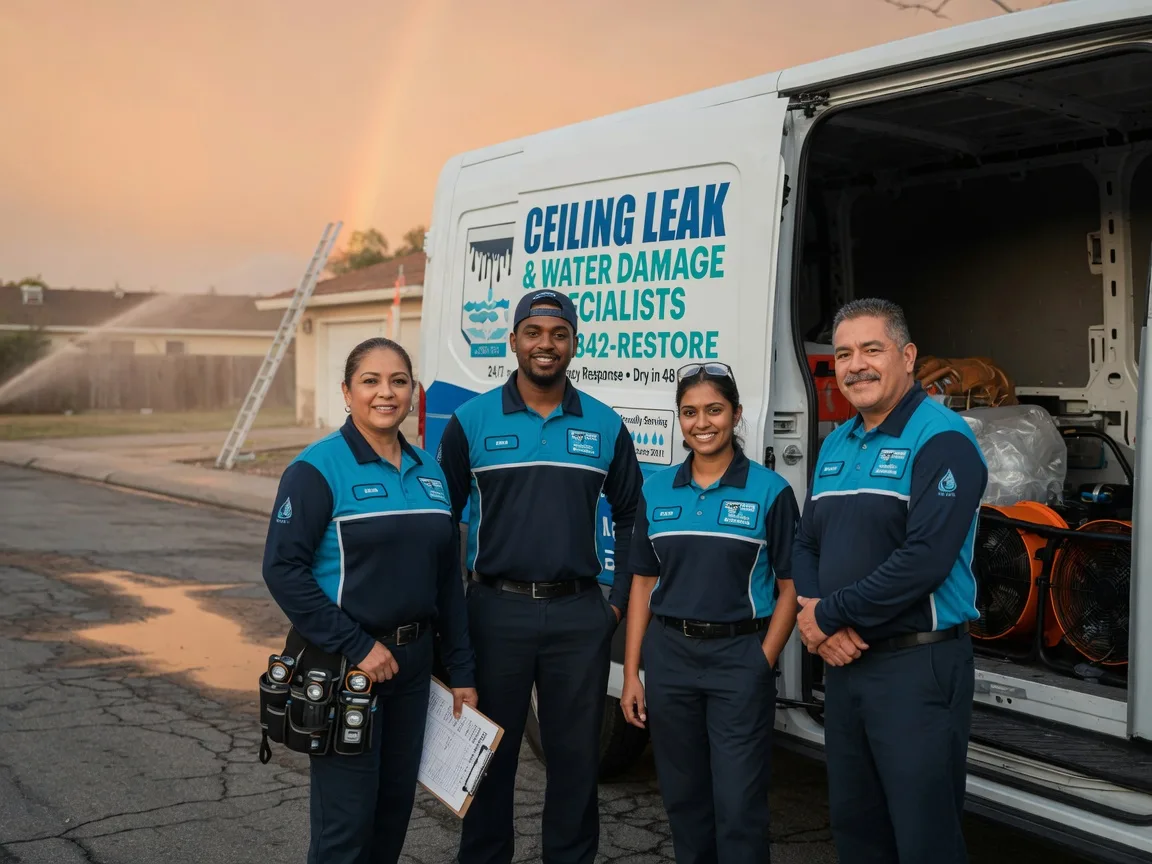 Ceiling Leak Cleanup company in New London, NH